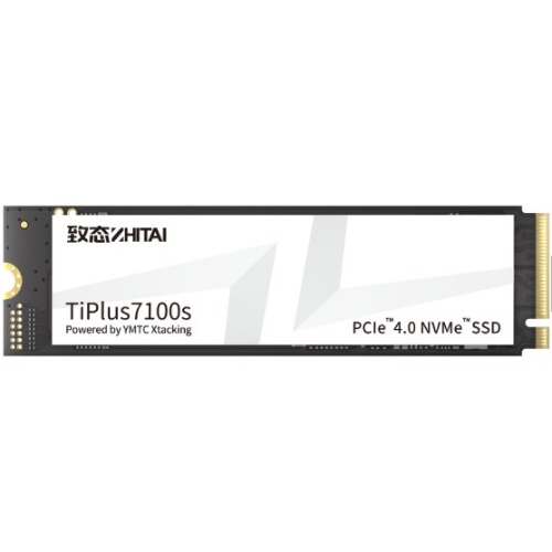 YMTC ZhiTai TiPlus7100s SSD 1TB M.2 2280 YMTC Xtacking 4.0 TLC Chip PCle Gen 4 X 4.0 NVMe 4.0 7400MB/s 6900MB/s R/W 600 TBW 5Y warranty