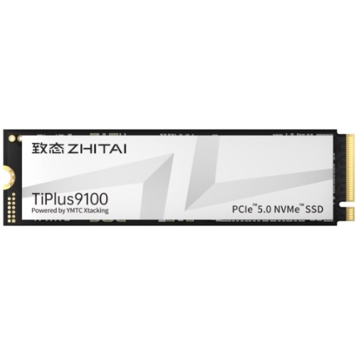 YMTC ZhiTai TiPlus9100 SSD 1TB M.2 2280 YMTC Xtacking 4.0 TLC Chip PCIe™ Gen5 x4,NVMe™ 2.0 12000MB/s 10700MB/s R/W 600 TBW 5Y warranty