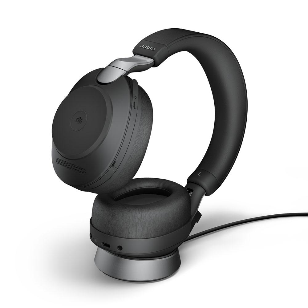 Jabra Evolve2 85 MS USB-C Stereo Bluetooth Headset Black Link 380 USB-C