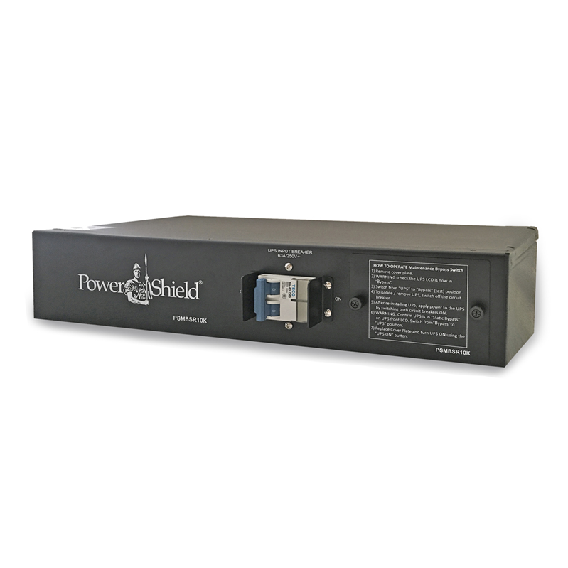 PowerShield Rack Mount 1:1 Maintenance Bypass Switch for 6-10kVA UPS
