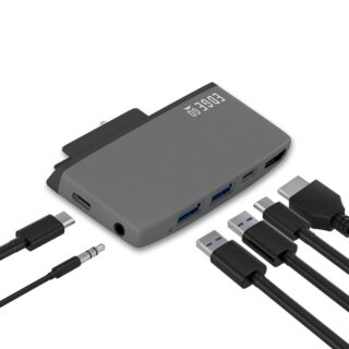 (LS) mbeatĀ® Edge Go Multifunction USB- C Hub for Microsoft Surface Go ļ¼USB 3.0 Data x 2
