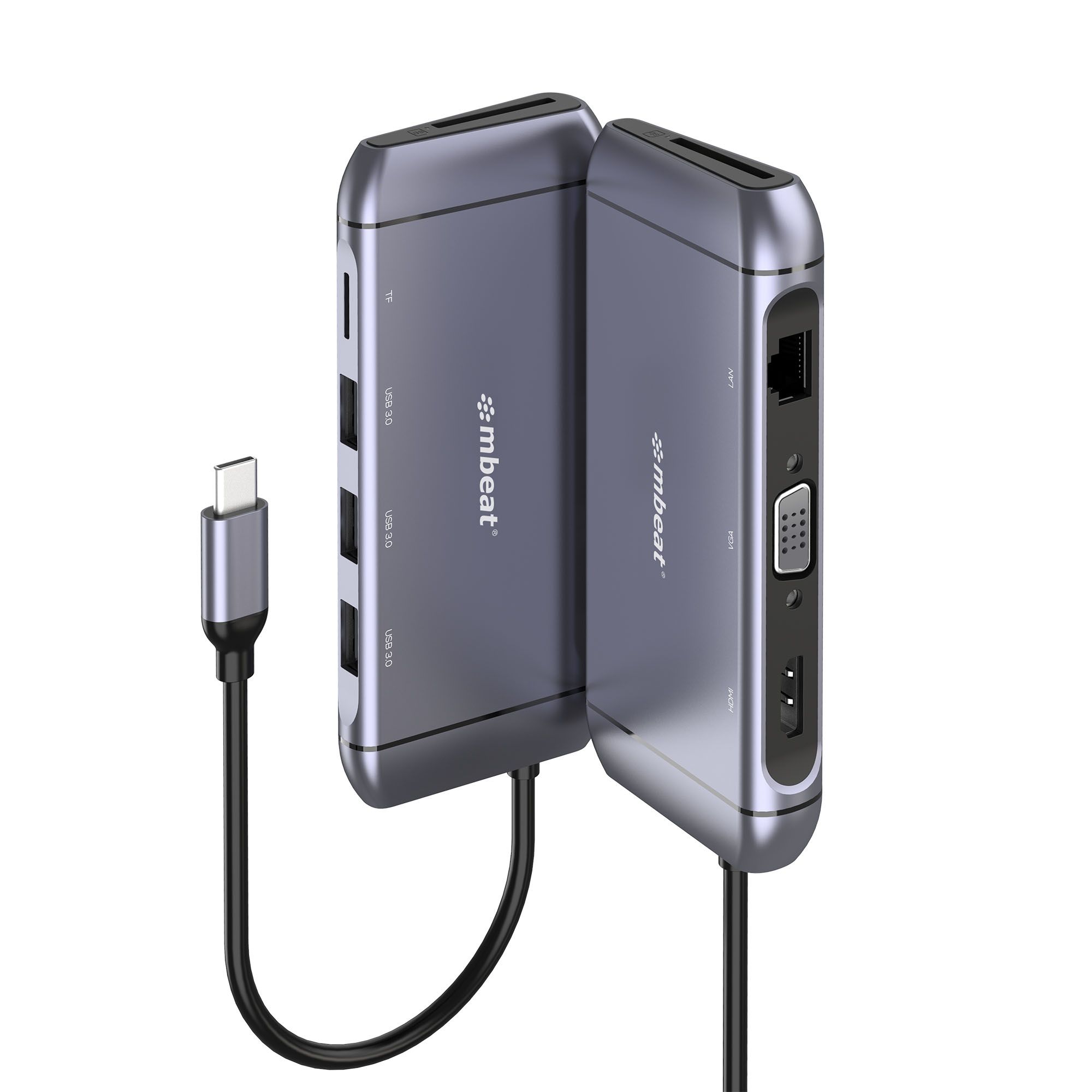 (LS) mbeat® Elite X9 9-in-1 Multifunction USB-C Docking Station 1x HDMI