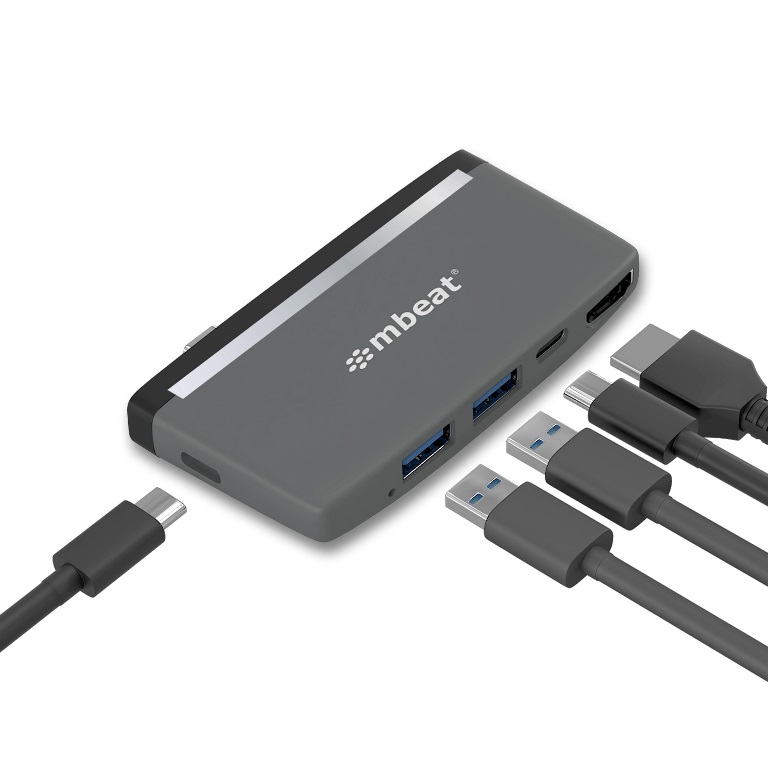 (LS) mbeat® Essential Pro 5-IN-1 USB- C Hub (4k HDMI Video