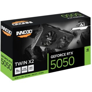 INNO3D nVidia GeForce RTX 5050 TWIN X2 8GB GDDR6 2572 MHz Boost Clock