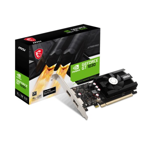 MSI nVidia GeForce GT 1030 4GD4 LP OC Video Card