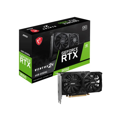MSI nVidia GeForce RTX 3050 VENTUS 2X E 6G OC