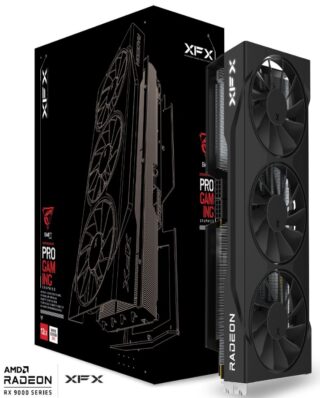XFX Swift AMD Radeon RX 9070GRE Triple Fan Gaming Edition with 12GB GDDR6 HDMI 3xDP