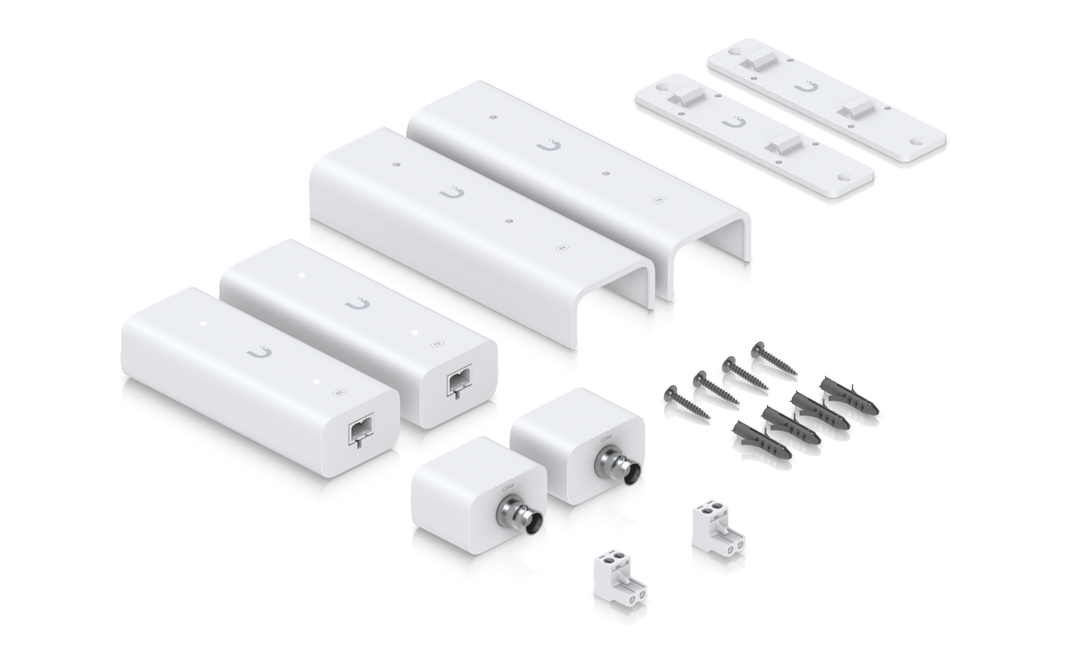 Ubiquiti Pair of extenders that extends PoE over twisted-pair or coaxial cables, ideal for retrofit scenarios. - Image 2