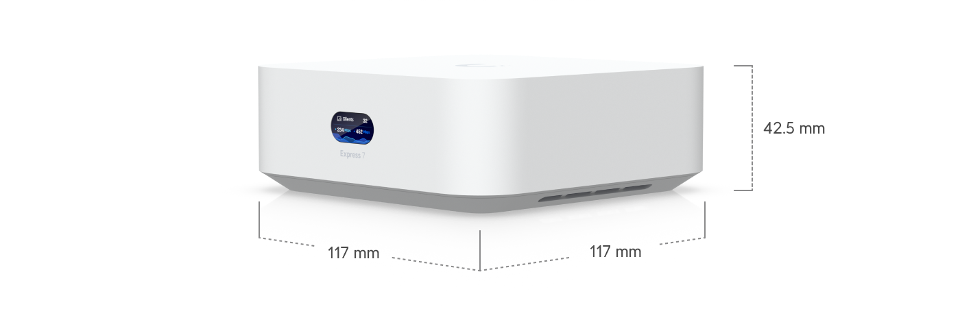 Ubiquiti UniFi Express 7, Mesh-scalable, Super-compact 10G Cloud Gateway, Integrated WiFi 7 With 6 GHz support, 140 m² Coverage - Image 3