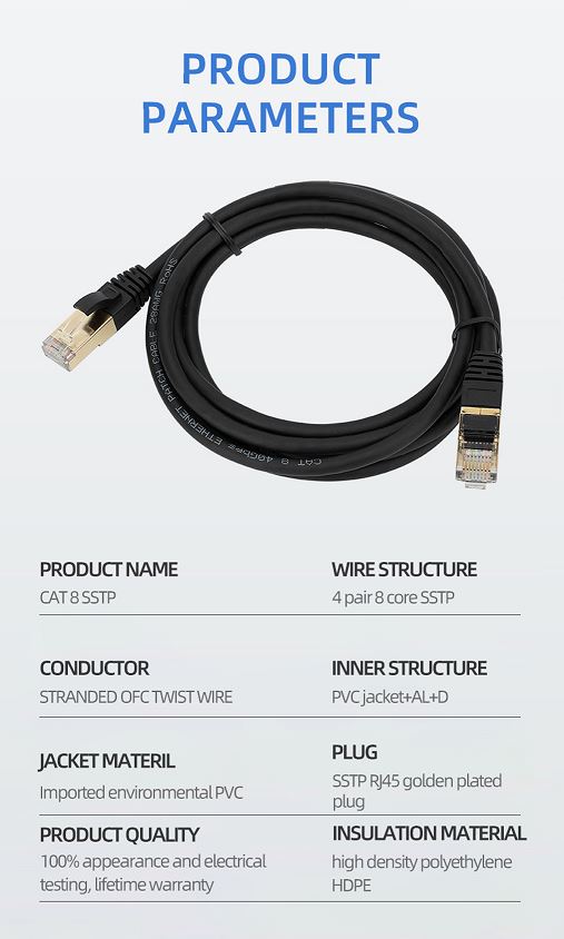 8Ware CAT8 Cable 5m - Grey Color RJ45 Ethernet Network LAN UTP Patch Cord Snagless - Image 5