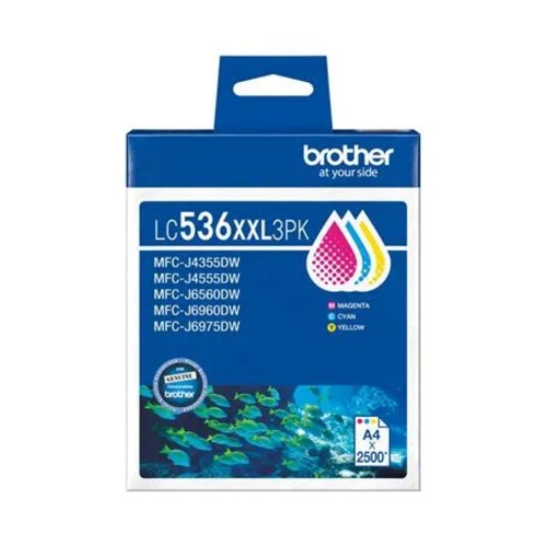 Brother *NEW* LC536XXL 3PK VALUE PACK 1X CYAN