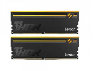 Lexar LD5U16G60C36BV-RGD DDR5 UDIMM 32GB Kit (2 x 16GB) 6000 MT/s 1.4V CL36 THOR G2 OC RGB BLACK INTEL XMP 3.0 AMD EXPO