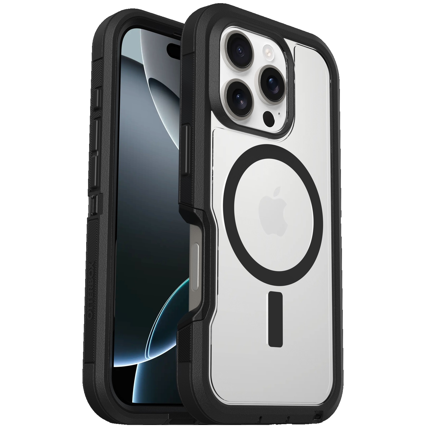 OtterBox Defender XT MagSafe Apple iPhone 16 Pro (6.3") Case Clear/Black - (77-96112)