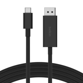 Belkin Connect USB-C to DisplayPort 1.4 Cable (2M) - Black (AVC014BT2MBK)
