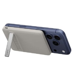 Belkin BoostCharge Slim Magnetic Power Bank 5K with Qi2 Kickstand-Sand(BPD011fqSA)