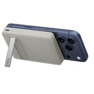 Belkin BoostCharge Slim Magnetic Power Bank(10K) with Stand - Sand(BPD016fqBSA)