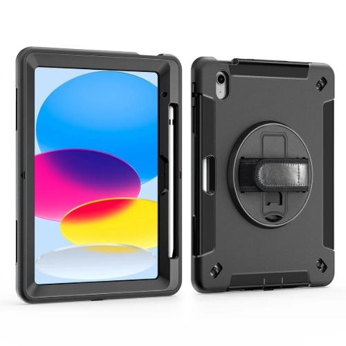 USP Rugged Samsung Galaxy Tab A7 (10.4") Case Black - Built-in-Kickstand