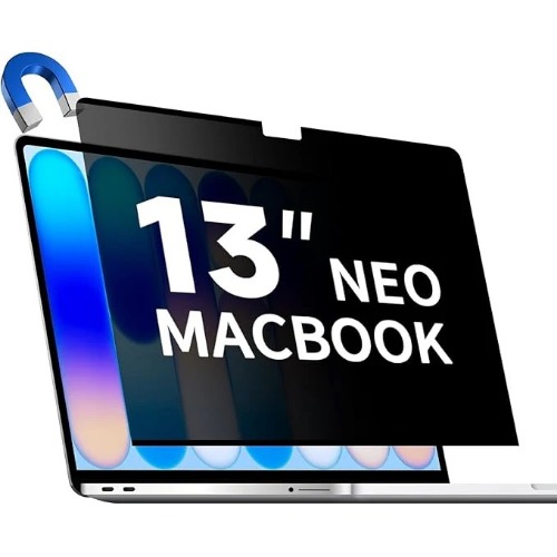 USP Apple MacBook Neo (13") (A18 Pro) Magnetic Removable Privacy Screen Protector - Matte Anti-Glare Coating