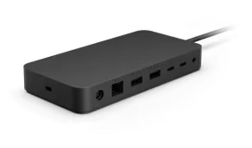 Microsoft Surface Thunderbolt⢠4 DockStation165W Thunderbolt 4 Cable 3 xUSB-C 3xUSB-A RJ-45 for Pro7/7+/8/9/10/11 Surface Go 2/3 Laptop 3/4/5/6 Studio