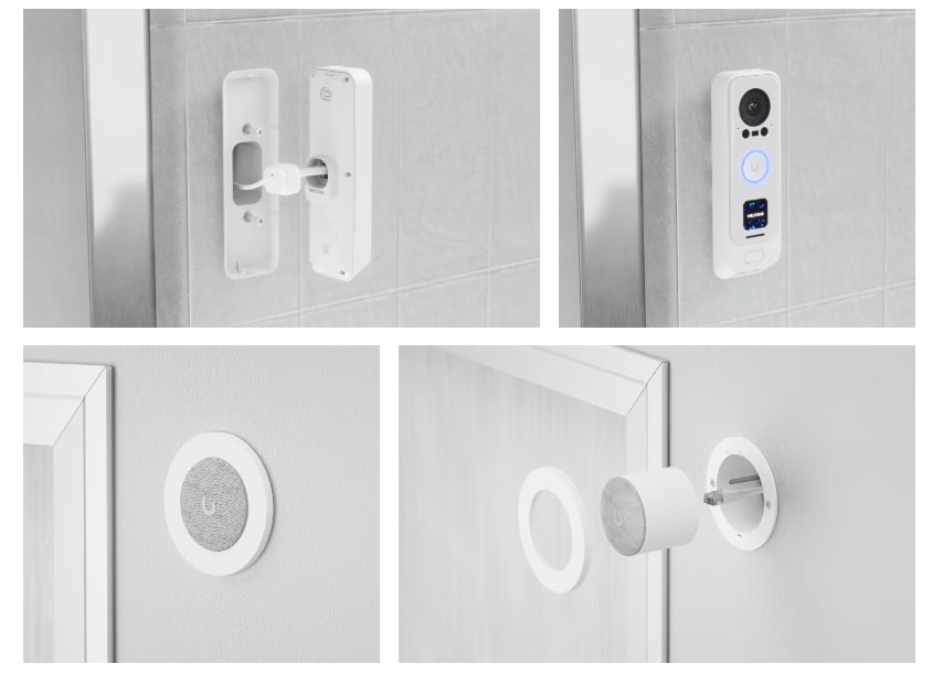EOL - Last Stock - Ubiquiti UniFi Protect G4 Doorbell Pro PoE Kit-White, 5MP CMOS Camera,Night Mode IR Up To 20ft,PoE Power, Includes PoE Chime, IPX4 - Image 2